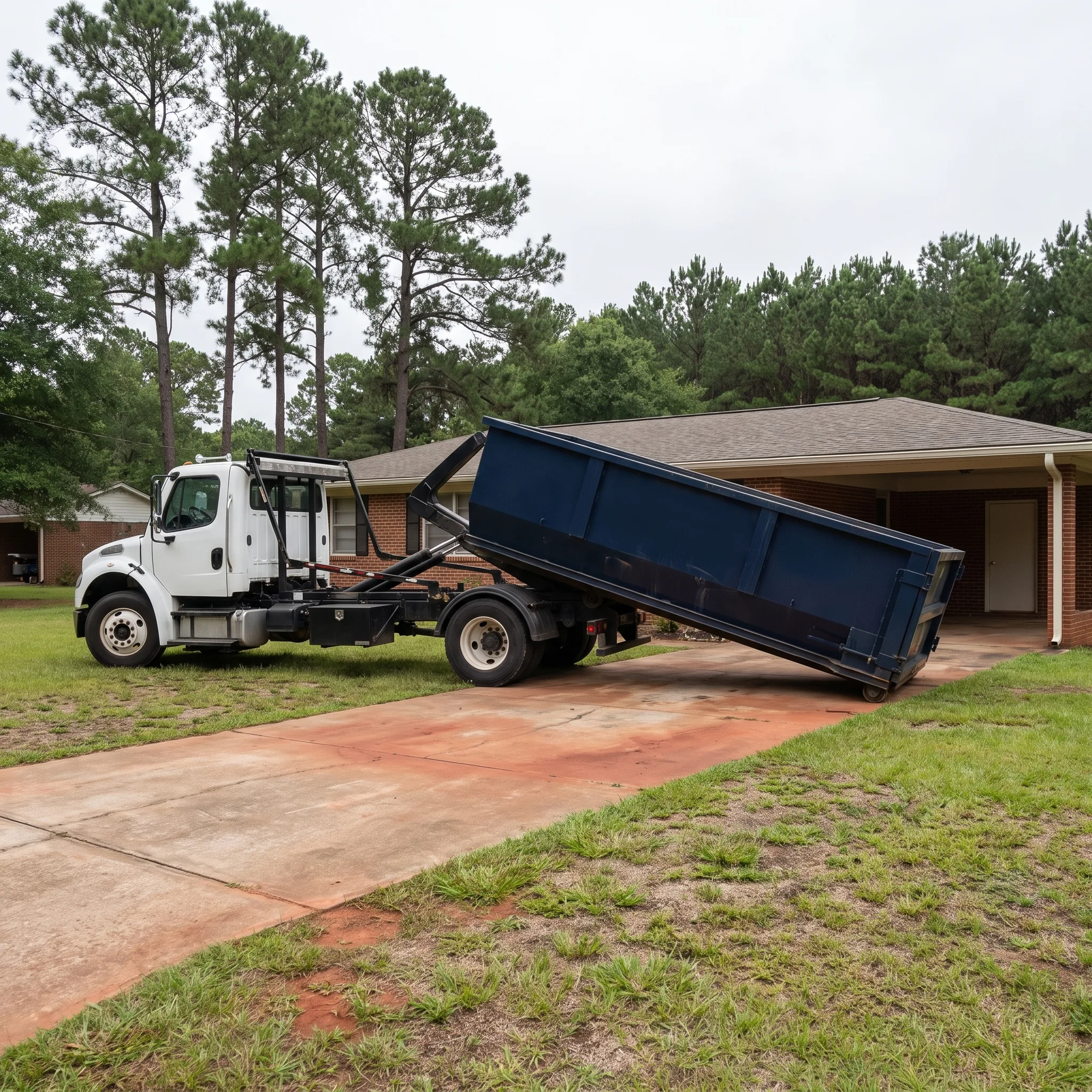 Roll-off dumpster delivery in Louisiana